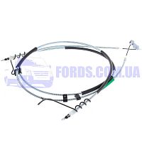 7T162A603DD Трос ручника FORD CONNECT 2002-2013 (+ABS/LONG BASE/DISK) ECEM
