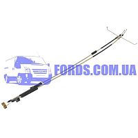 7T162A603CD Трос ручника FORD CONNECT 2002-2009 (+ABS/DISK) DP GROUP