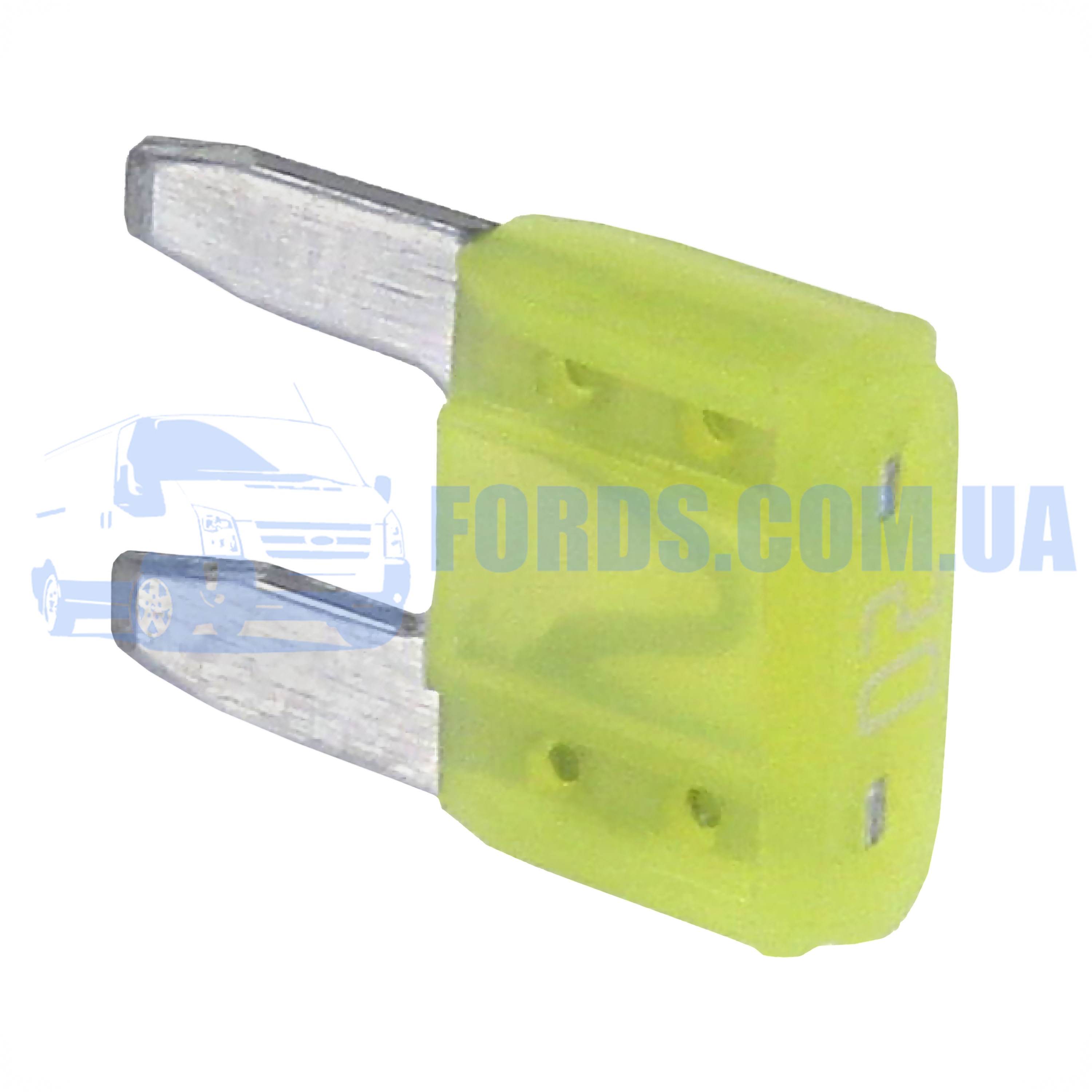 Ford 4381717.Предохранитель MINI 20A (Желтый) TESLA