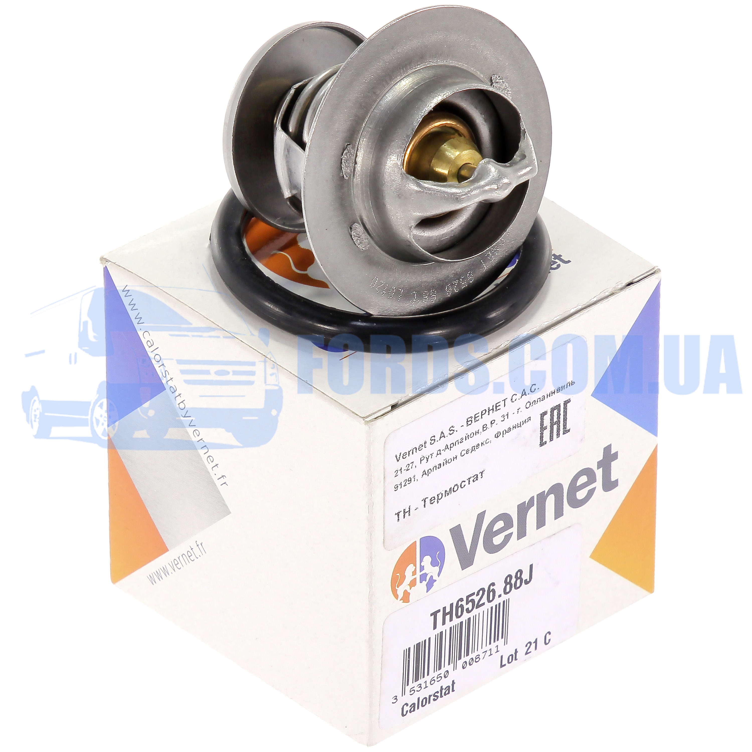 Ford 1086282.Термостат двигателя FORD ALL MODELS (88°) VERNET