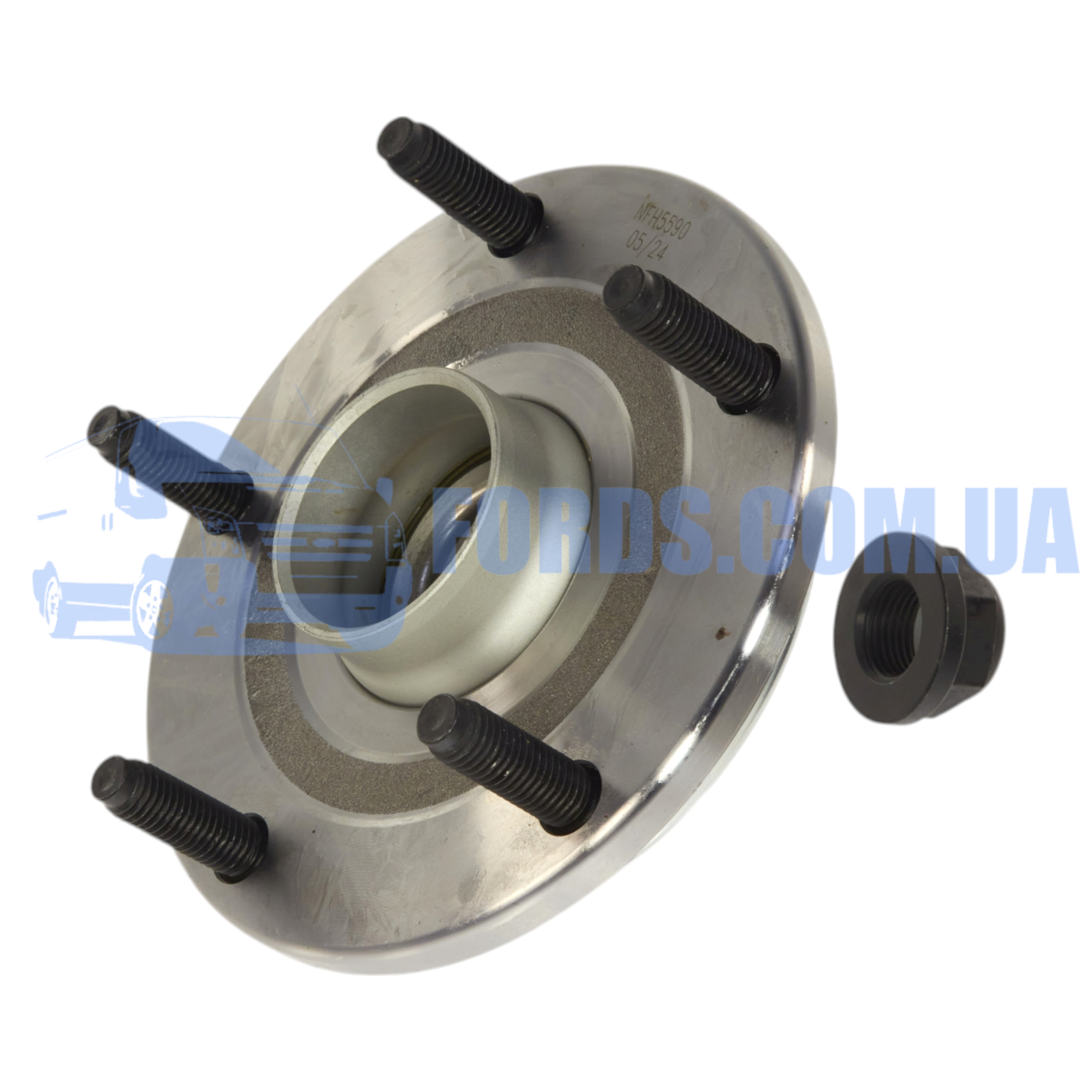 Ford 1201303.Ступица задняя FORD TRANSIT 2000-2006 (FWD +ABS) NFC