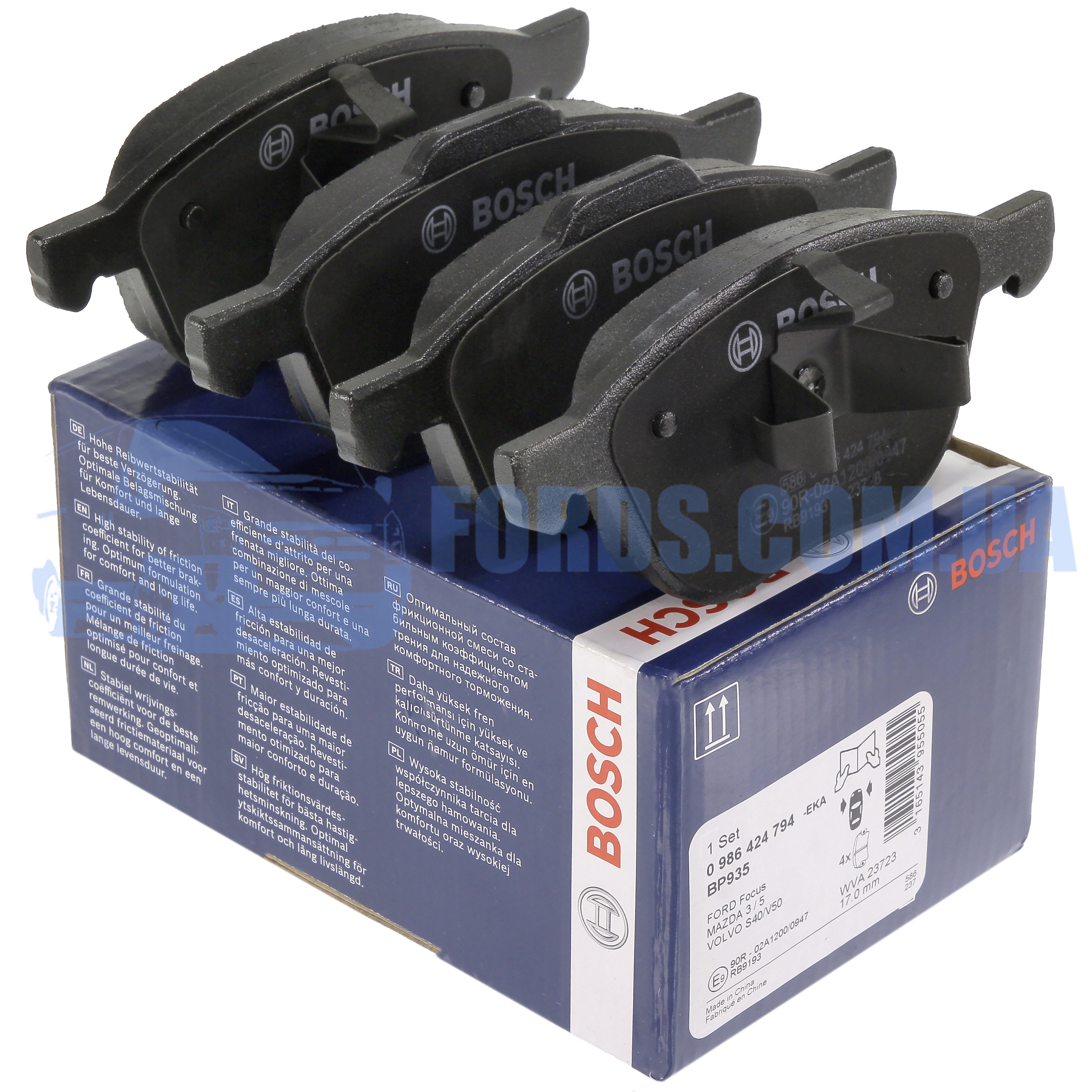 こあら Ford CV6Z2001B.Колодки тормозные передние FORD FOCUS/ESCAPE