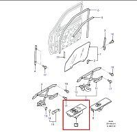 XM3414505DA Переключатель стеклоподъемника передний левый FORD RANGER 1998-2003 KRAFTVOLL