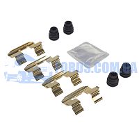 8V512B486AA Монтажный комплект колодок FORD FIESTA 2008-2019 METZGER