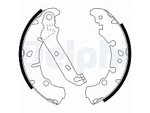 2S6J2200BA Колодки тормозные задние FORD FIESTA/FUSION 2001-2012 DELPHI
