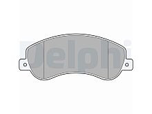 6C112K021AC Колодки тормозные передние FORD TRANSIT 2006-2014 (Без монтажного) DELPHI