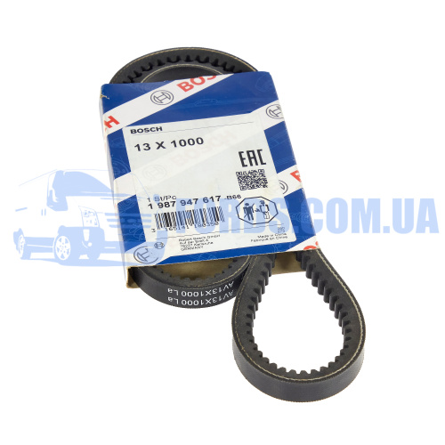 3815689 Ремень клиновой FORD RANGER 1998-2011 (2.5TDCI/3.0TDCI 13X1000) BOSCH