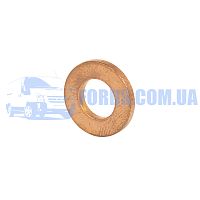 6C1Q9M577AB Шайба форсунки медная FORD TRANSIT 2006- (2.2TDCI/2.4TDCI/3.2TDCI) ORIGINAL