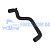 Патрубок отопителя FORD KUGA/FOCUS/MONDEO/S-MAX/C-MAX 2004-2014 (2.0TDCI) IBRAS