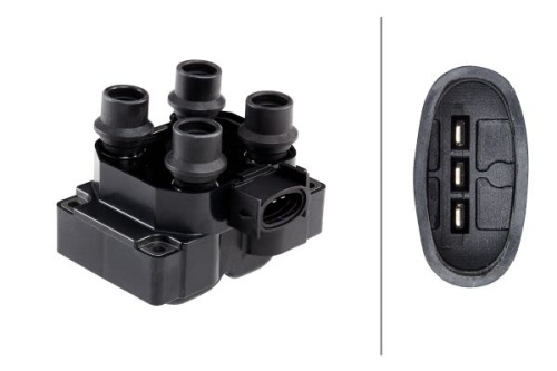 6503280 Катушка зажигания FORD ESCORT/FIESTA/SIERRA 1981-2002 HELLA