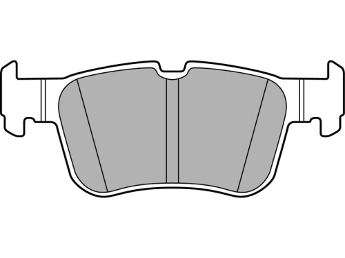 2494035 Колодки тормозные задние FORD FUSION/KUGA/EDGE/MONDEO/S-MAX/GALAXY/FOCUS 2013- DELPHI