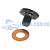 Болт слива масла FORD FIESTA/FOCUS/MONDEO/COURIER/B-MAX/KUGA (10MM 1.4TDCI/1.6TDCI/2.0TDCI) CABU