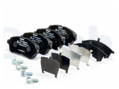 1788734 Колодки тормозные передние FORD FIESTA 2008-2014 DELPHI