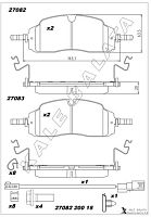 KTPZ312K021AC Колодки тормозные передние FORD TRANSIT CUSTOM 2023- KALE BALATA