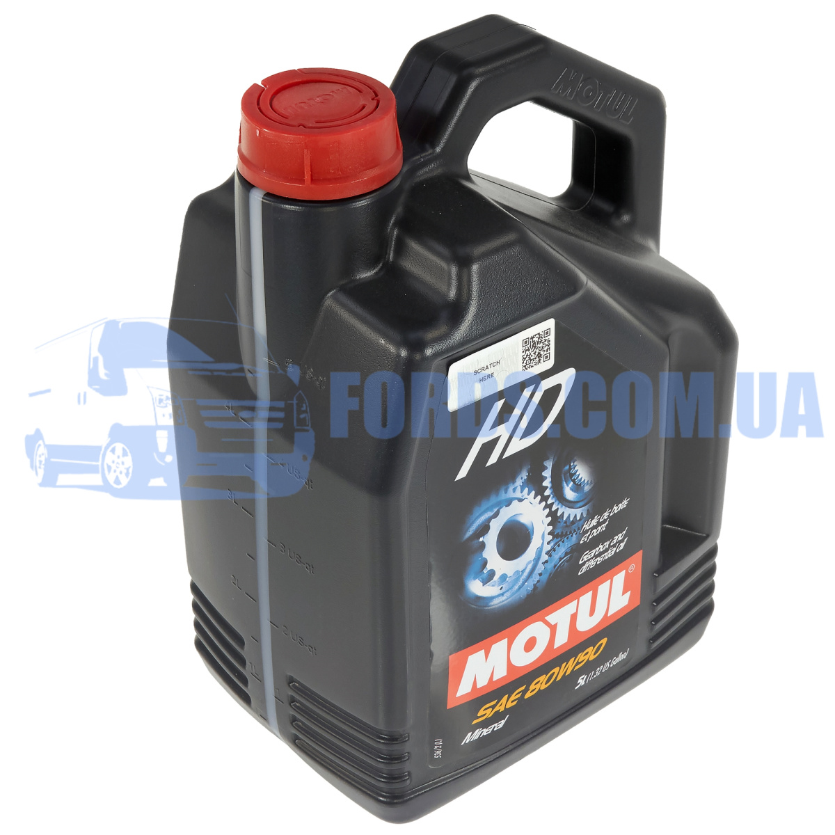 Ford 1781297.Масло трансмиссионное HD SAE 80W-90 5L MOTUL