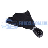 C1BR7H409AKB Рукоятка кулисы FORD FIESTA 2013-2019 (Черная С пыльником) ERC