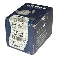 92AX2K021AB Колодки тормозные передние FORD ESCORT/ORION 1990-2001 FOMAR