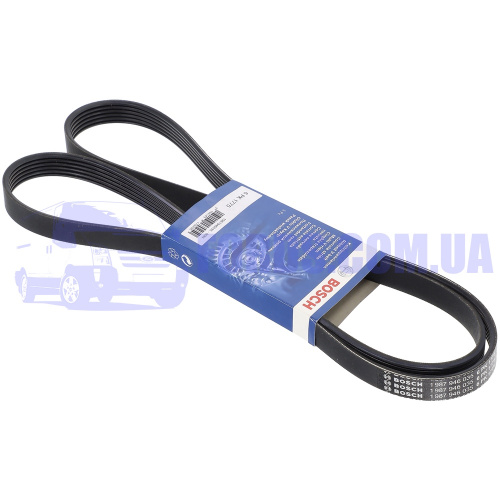 1004487 Ремень поликлиновый FORD FIESTA/TRANSIT 1995-2006 (6PK1775) BOSCH