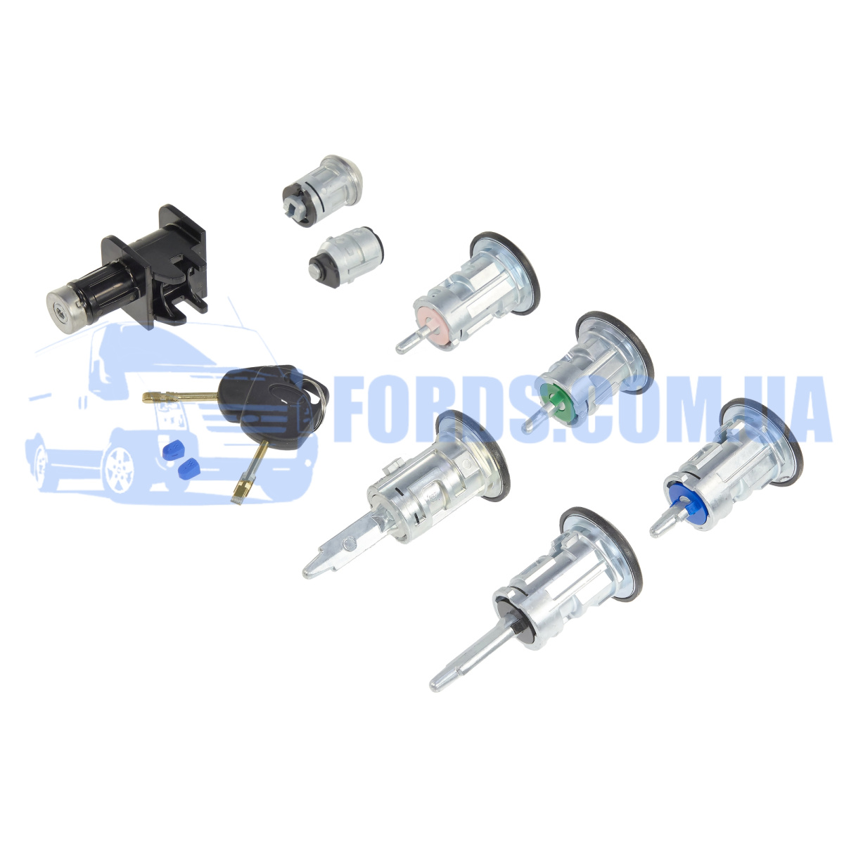 7T1AV22050JG Комплект личинок замків FASE 11-340-026