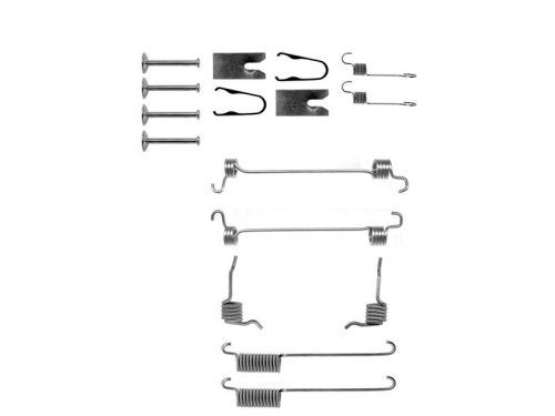 1086921 Монтажный комплект колодок задних FORD FIESTA/ESCORT 1995-2002 DELPHI