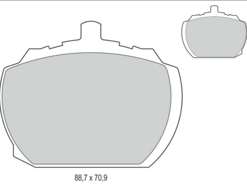 5022397 Колодки тормозные передние FORD TRANSIT 1985-1991 RECOVER