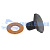 Болт слива масла FORD FIESTA/FOCUS/MONDEO/COURIER/B-MAX/KUGA (10MM 1.4TDCI/1.6TDCI/2.0TDCI) CABU