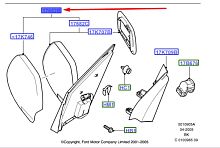 2S6117682BP Зеркало правое FORD FIESTA 2001-2005 (Электро) ORIGINAL